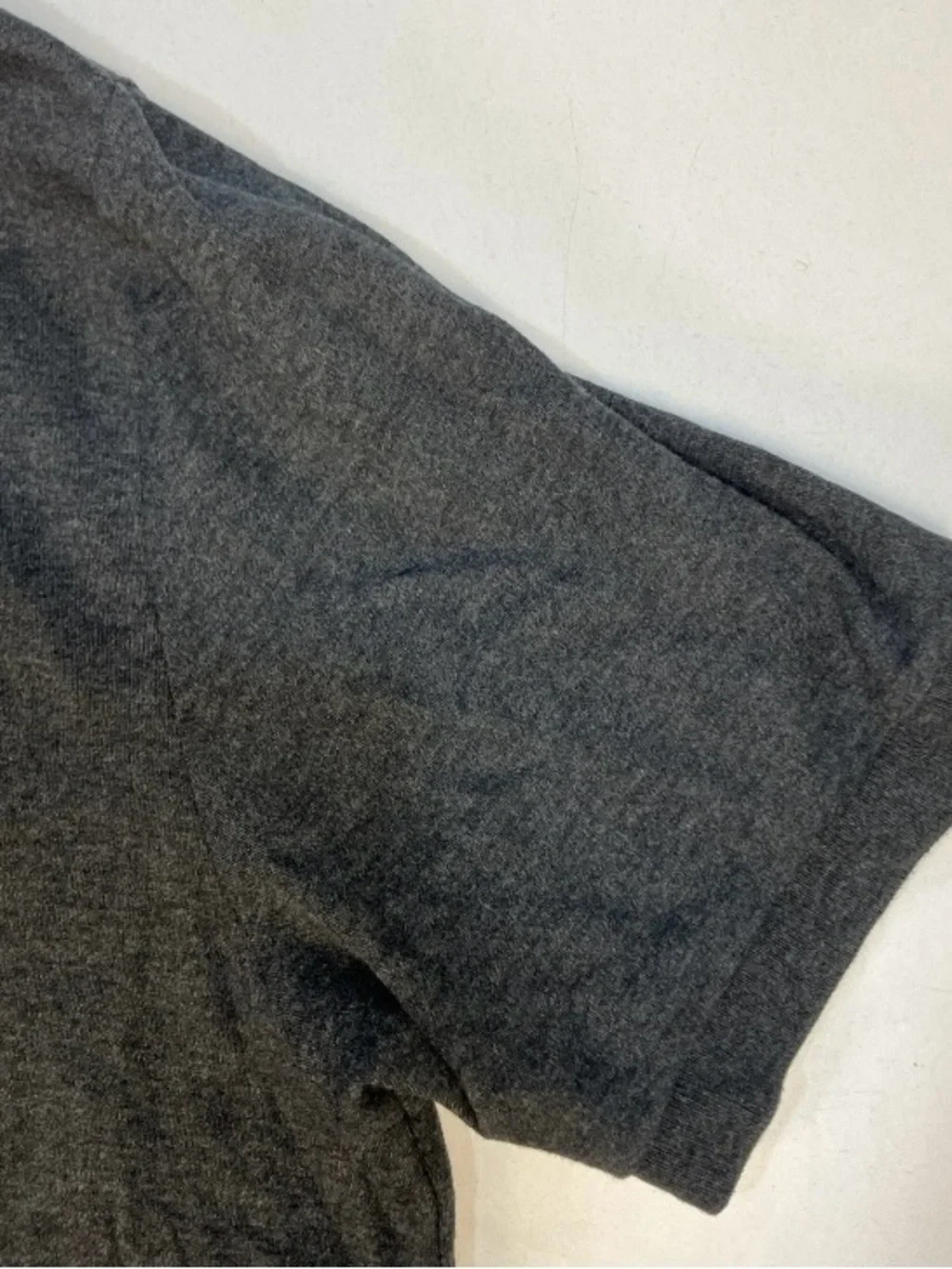 Ralph Lauren Men's Dark Charcoal Ribbed Polo Shirt XL